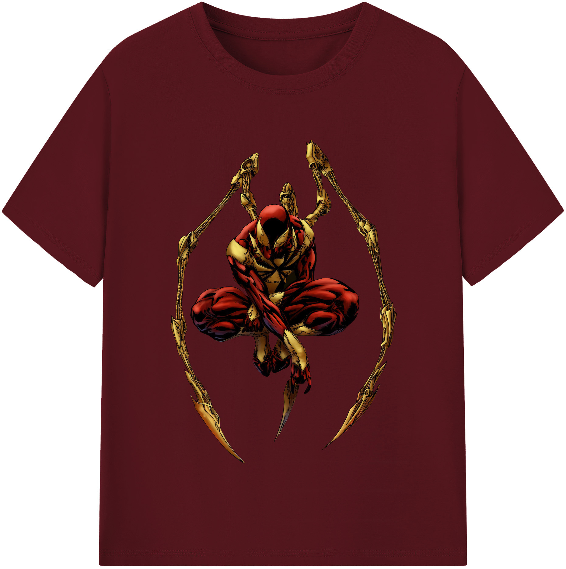 （画像用） Spider Man スパイダーマン 綿100％半袖Tシャツ（フロントプリント）